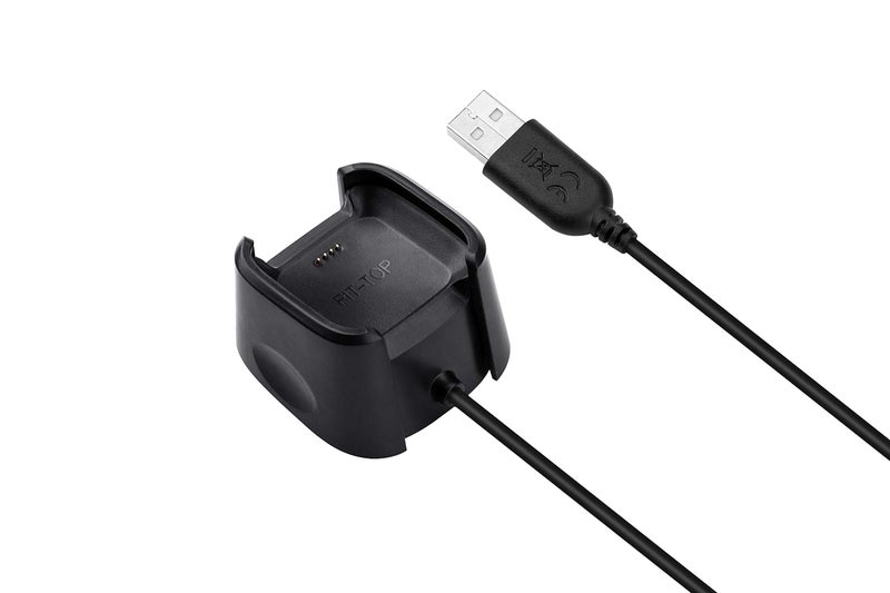 JIUJOJA Replacement Charger Dock Compatible with Fitbit Versa/Versa 1,(not for Versa 2),Versa Lite SE Charger, Charging Cable Cradle Dock Stand for Smart Watch - Image 1